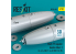 ResKit kit RS32-0603 Bombes au napalm Mark 77 Mod.2 2 pièces, imprimées en 3D 1/32
