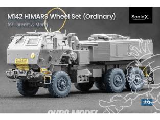 ScaleX accessoire militaire WM-72002 HIMARS set de roues ordinaires Foreart / Meng 1/72
