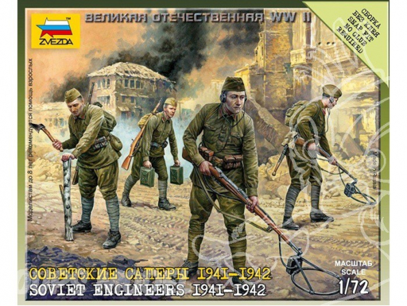 Zvezda maquette plastique 6108 Demineurs Russe 1/72