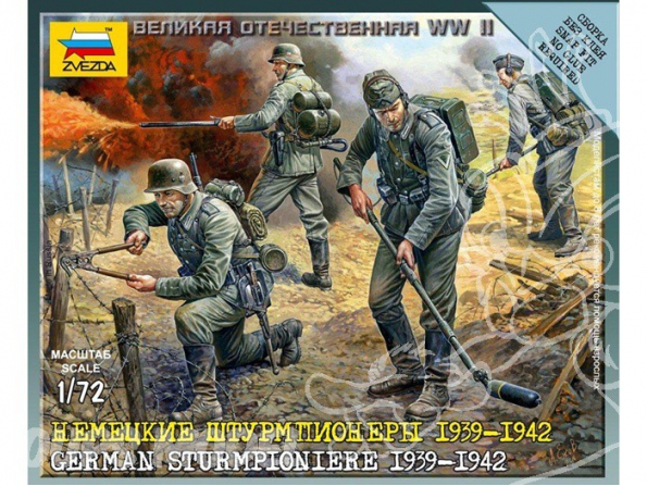 Zvezda maquette plastique 6110 Sturmpionier Allemand 1/72