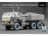 ScaleX accessoire militaire WM-72003S HIMARS set de roues affaissées avec CTIS Foreart / Meng 1/72