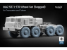 ScaleX accessoire militaire WM-72005S MAZ 537 I-170 set de roues affaissées Takom / Trumpeter 1/72
