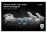 ScaleX accessoire militaire WM-72007S ChMZAP-5247G semi-remorque set de roues affaissées Takom / Trumpeter 1/72