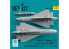 ResKit kit RS32-0533 Missiles AGM-62 Walleye II ER 2p avec liaison de données AN/AWG-16 Pod 1p 3D 1/32