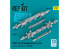 ResKit kit RS32-0556 Râteliers à bombes multiples MBD3-U6-68 2p imprimé 3D 1/32