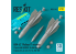 ResKit kit RS32-0563 2 missiles AGM-62 Walleye II avec 1 nacelle de liaison de données AN/AWG-16 imprimé 3D 1/32