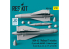 ResKit kit RS32-0563 2 missiles AGM-62 Walleye II avec 1 nacelle de liaison de données AN/AWG-16 imprimé 3D 1/32