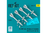 ResKit kit RS32-0577 Missiles R-27EP AA-10 Alamo-F 4 pièces imprimés en 3D 1/32