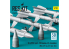 ResKit kit RS32-0581 Missiles R-27ER AA-10 Alamo-C 4 pièces imprimés en 3D 1/32