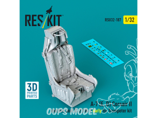 ResKit RSU32-0187 Siège éjectable IC-2 / IG-2 early pour maquette Trumpeter A-7E, D Impression 3D 1/32