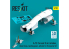 ResKit RSU32-0184 Entrées d'air, puits de train et train d'atterrissage + roues kit Trumpeter A-7E Corsair II 3D 1/32