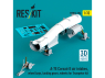 ResKit RSU32-0184 Entrées d'air, puits de train et train d'atterrissage + roues kit Trumpeter A-7E Corsair II 3D 1/32