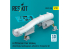 ResKit RSU32-0185 Entrées d'air, puits de train et train d'atterrissage + roues kit Trumpeter A-7D Corsair II 3D 1/32