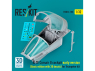 ResKit RSU32-0188 A-7E Corsair II cockpit initial, édition de base avec décalcomanies 3D kit Trumpeter 3D 1/32