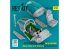 ResKit RSU32-0188 A-7E Corsair II cockpit initial, édition de base avec décalcomanies 3D kit Trumpeter 3D 1/32