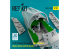 ResKit RSU32-0190 A-7E Corsair II cockpit tardif, édition de base avec décalcomanies 3D kit Trumpeter 3D 1/32
