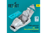 ResKit RSU32-0227 F-35C Lightning II cockpit tardif, édition de base avec décalcomanies 3D kit Trumpeter Imprimé 3D 1/32