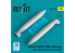 ResKit RSU32-0235 Réservoirs carburant sous ailes Tornado IDS/ECR 1500L soudés, allemandes et italiennes 2 p Imprimé 3D 1/32