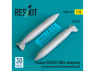 ResKit RSU32-0235 Réservoirs carburant sous ailes Tornado IDS/ECR 1500L soudés, allemandes et italiennes 2 p Imprimé 3D 1/32