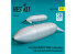 ResKit RSU32-0235 Réservoirs carburant sous ailes Tornado IDS/ECR 1500L soudés, allemandes et italiennes 2 p Imprimé 3D 1/32