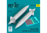 ResKit RSU32-0236 Réservoirs de carburant sous les ailes du Tornado 2250L RAF, RSAF 2 p Imprimé 3D 1/32