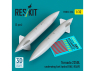 ResKit RSU32-0236 Réservoirs de carburant sous les ailes du Tornado 2250L RAF, RSAF 2 p Imprimé 3D 1/32