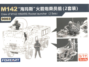 ForeArt maquette militaire 9003 Equipage du lance-roquettes M142 Himars 2 sets 1/72