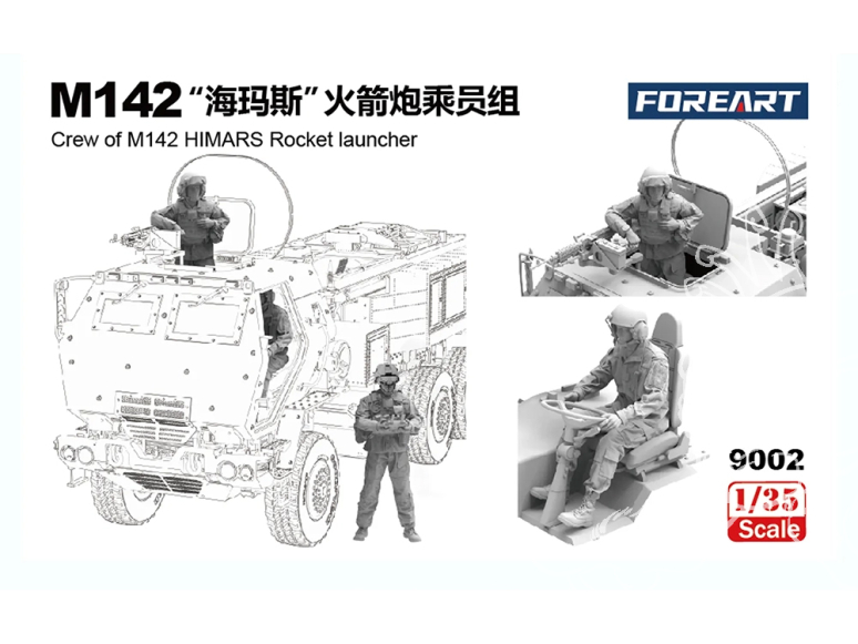 ForeArt maquette militaire 9002 Equipage du lance-roquettes M142 Himars 1/35