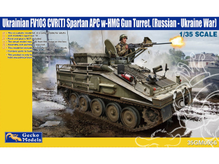 Gecko Models maquettes militaire 35GM0056 Blindé transport troupes ukrainien FV103 CVR(T) Spartan tourelle lourde 1/35