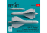 ResKit kit RS48-0532 Missiles AGM-62 Walleye I 2unités nacelle de liaison de données AN/AWG-16 1unité Impression 3D 1/48