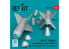 ResKit kit RS48-0532 Missiles AGM-62 Walleye I 2unités nacelle de liaison de données AN/AWG-16 1unité Impression 3D 1/48