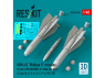 ResKit kit RS48-0563 2 missiles AGM-62 Walleye II avec 1 nacelle de liaison de données AN/AWG-16 imprimé 3D 1/48