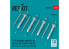 ResKit kit RS48-0566 Missiles S-24 avec APU-68 (4 pièces) imprimés en 3D 1/48