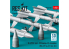 ResKit kit RS48-0581 Missiles R-27ER AA-10 Alamo-C 4 pièces imprimés en 3D 1/48