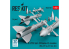 ResKit kit RS48-0581 Missiles R-27ER AA-10 Alamo-C 4 pièces imprimés en 3D 1/48