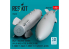 ResKit kit RS48-0589 Bombes nucléaires B43-1 2 pièces, imprimées en 3D 1/48