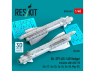 ResKit kit RS48-0601 Kh-29T AS-14B Kedge missiles AVEC AKU-58 2 pièces, imprimées en 3D 1/48
