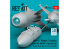 ResKit kit RS48-0562 Missiles AGM-62 Walleye I 2unités nacelle de liaison de données AN/AWG-16 1unité Impression 3D 1/48