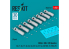 ResKit kit RS48-0567 Bombes OFAB-100-120, lot de 8 imprimés en 3D 1/48
