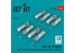 ResKit kit RS48-0567 Bombes OFAB-100-120, lot de 8 imprimés en 3D 1/48