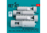 ResKit kit RS48-0572 Bombes de profondeur Mk-38 650 lb 4unités imprimées en 3D 1/48