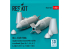ResKit kit RS48-0580 Bombe au napalm BLU-27A/B 750 lb avec ailerons MXU-469/B ou sans ailerons 2p 3D 1/48