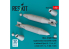ResKit kit RS48-0580 Bombe au napalm BLU-27A/B 750 lb avec ailerons MXU-469/B ou sans ailerons 2p 3D 1/48