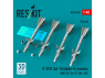 ResKit kit RS48-0582 Missiles R-27ET AA-10 Alamo-D 4 pièces imprimés en 3D 1/48