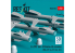 ResKit kit RS48-0582 Missiles R-27ET AA-10 Alamo-D 4 pièces imprimés en 3D 1/48