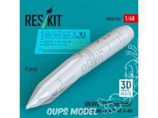 ResKit kit RS48-0522 Nacelle de désignation laser AN/AVQ-10 Pave Knife 1/48