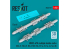 ResKit kit RS48-0557 Supports pour bombes multiples MBD2-67U 2pièces imprimées en 3D 1/48