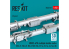 ResKit kit RS48-0557 Supports pour bombes multiples MBD2-67U 2pièces imprimées en 3D 1/48