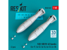 ResKit kit d'amelioration Avion RS48-0569 Bombe FAB-500 M-62 (2 pièces) 1/48