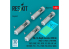 ResKit kit RS48-0573 Bombes de profondeur Mk-54 de 350 lb 4 pièces imprimées en 3D 1/48
